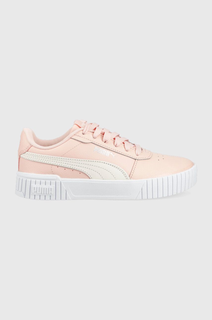 Sneakers boty Puma růžová barva - růžová