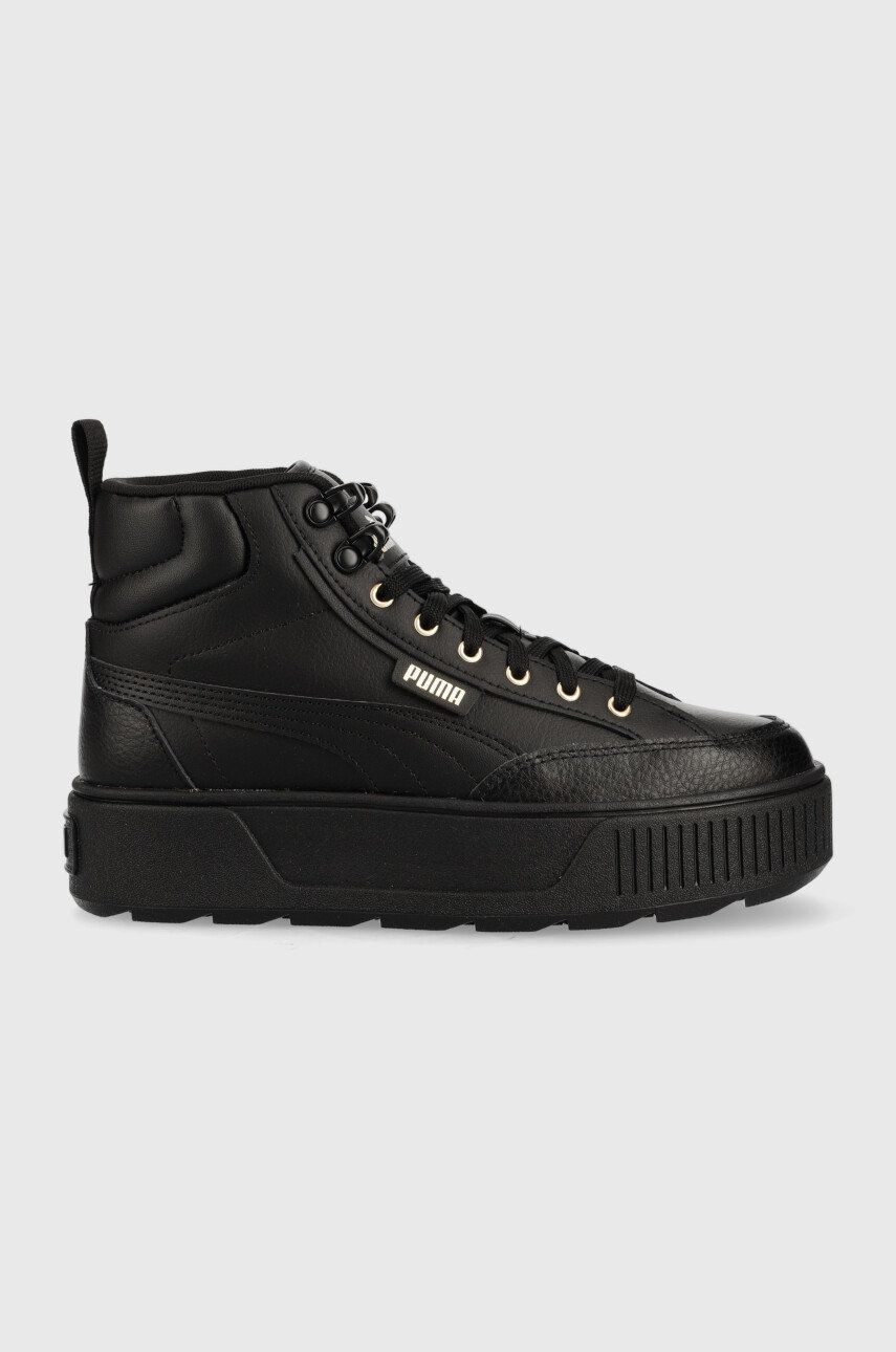 Sneakers boty Puma Karmen Mid černá barva, 385857