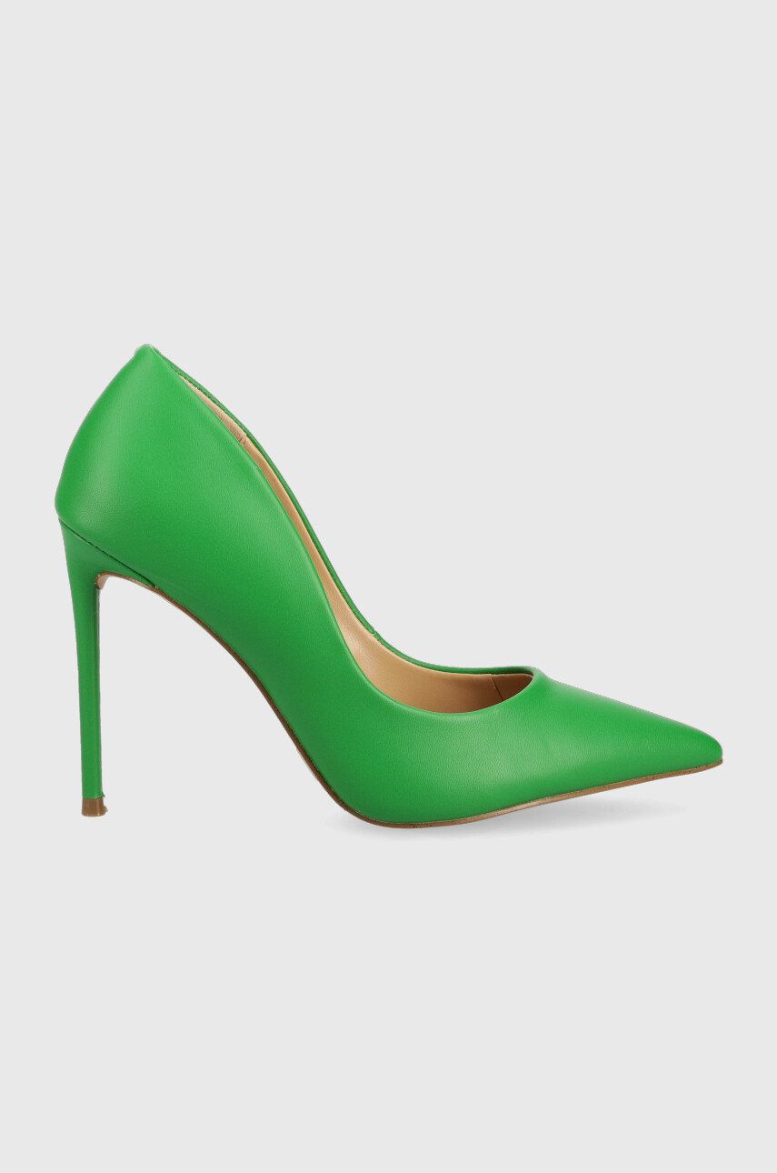 Steve Madden stilettos de piele Vala Heel culoarea verde answear imagine noua
