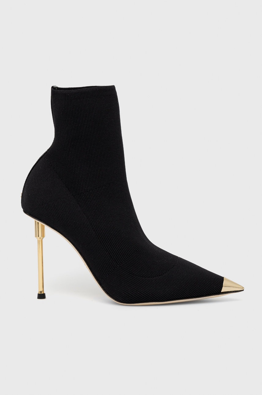 

Боти Elisabetta Franchi в черно с ток стилето, Черен