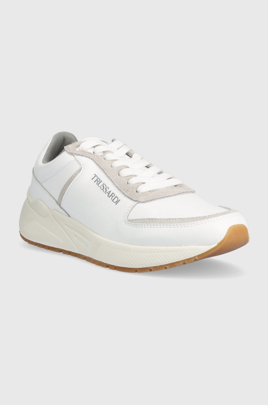 

Кожаные кроссовки Trussardi Notos Nm цвет белый 79A00823 9Y099997