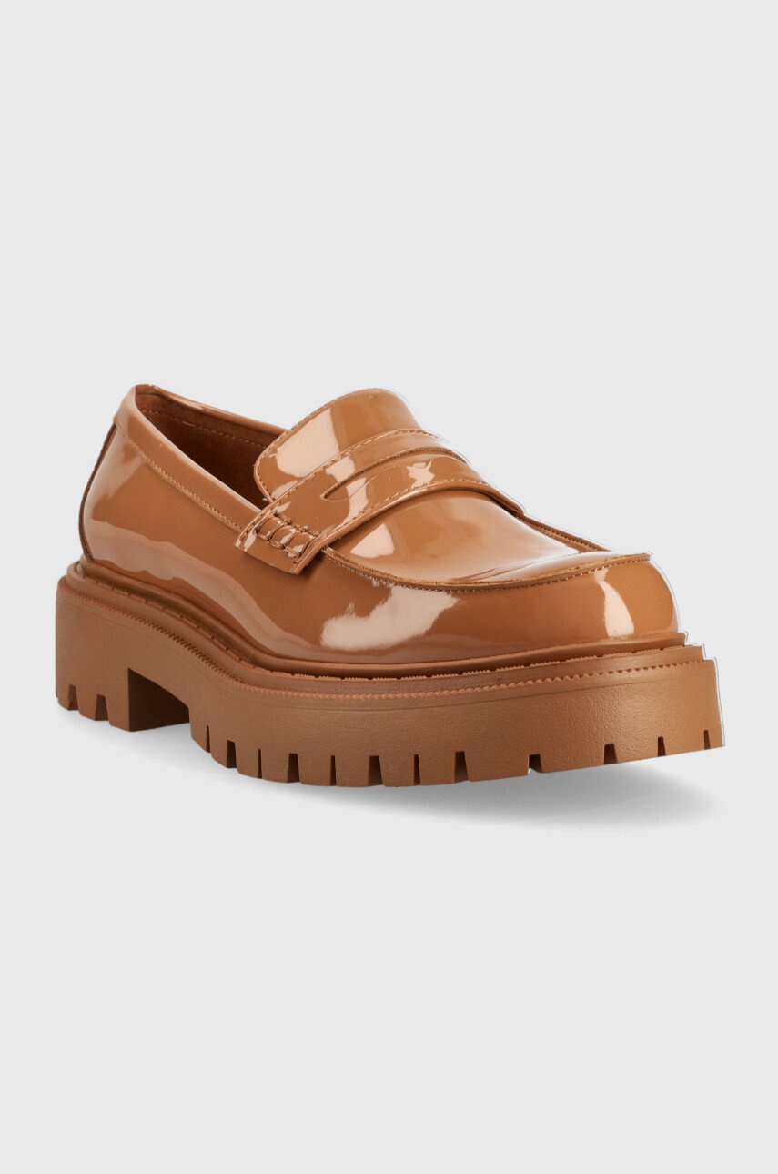 

Мокасини Aldo Bigstrut жіночі колір коричневий на плоскому ходу