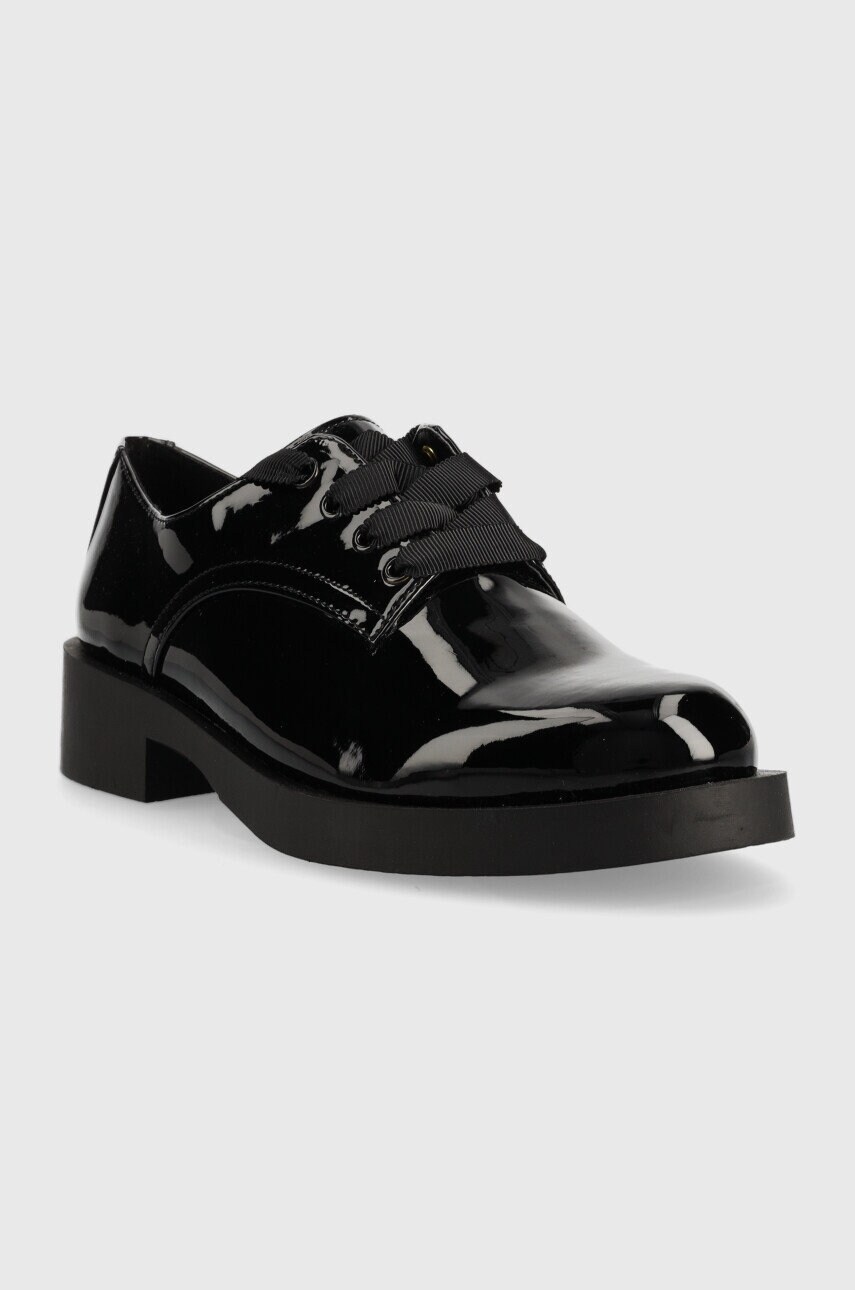 

Туфлі Aldo Cambridge жіночі колір чорний на плоскому ходу