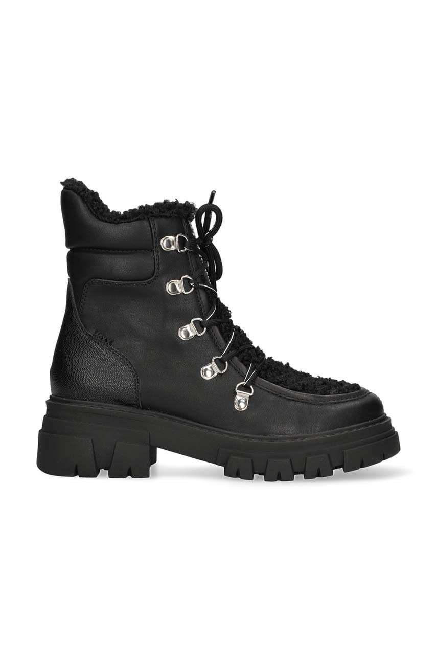 Mexx bocanci kold femei, culoarea negru, cu toc plat