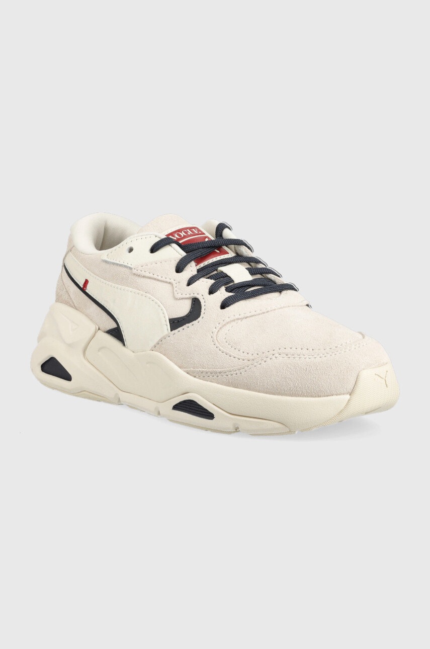 

Шкіряні кросівки Puma x VOGUE колір бежевий
