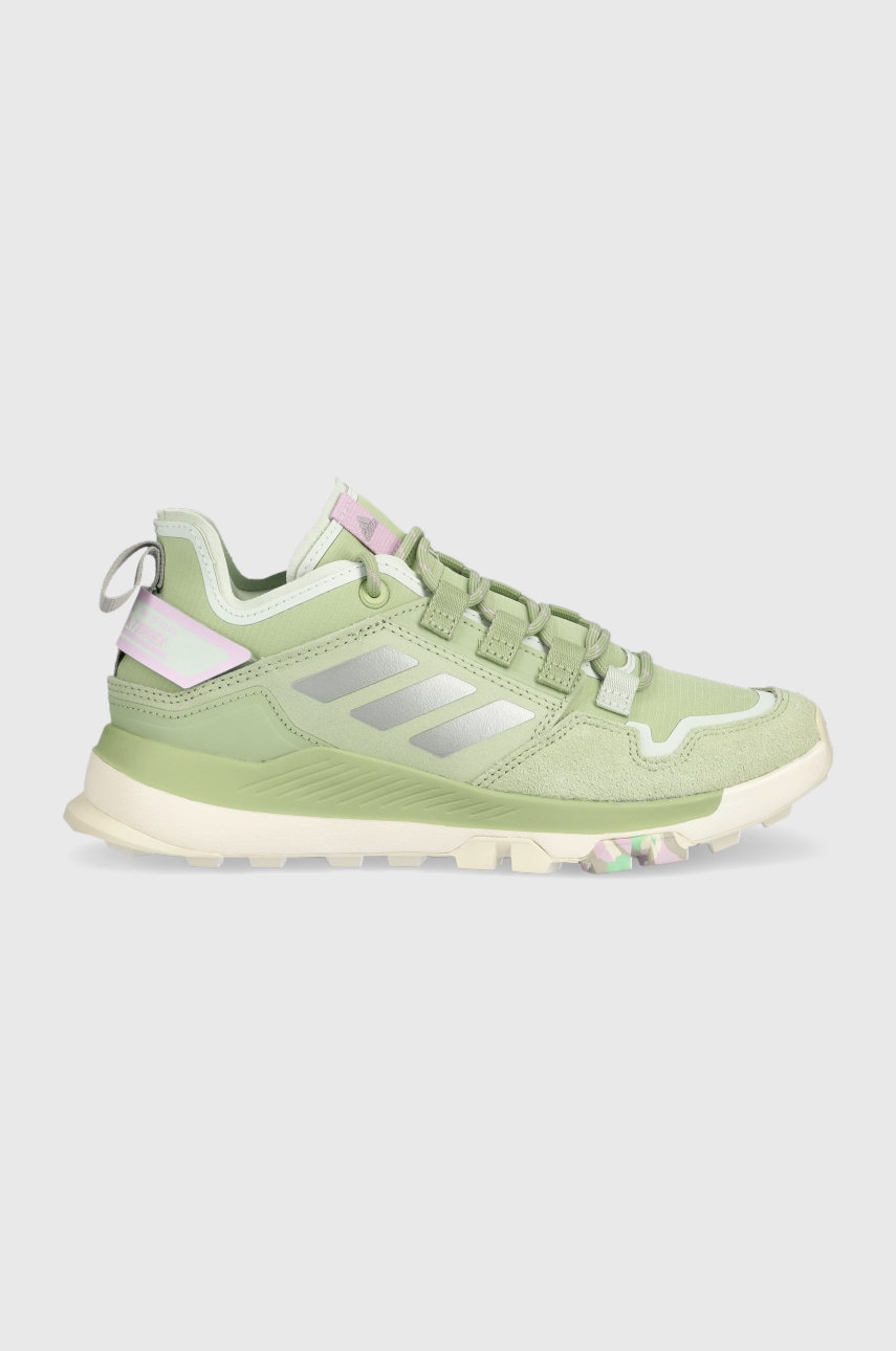 Adidas Terrex Pantofi Hikster Low Femei, Culoarea Verde