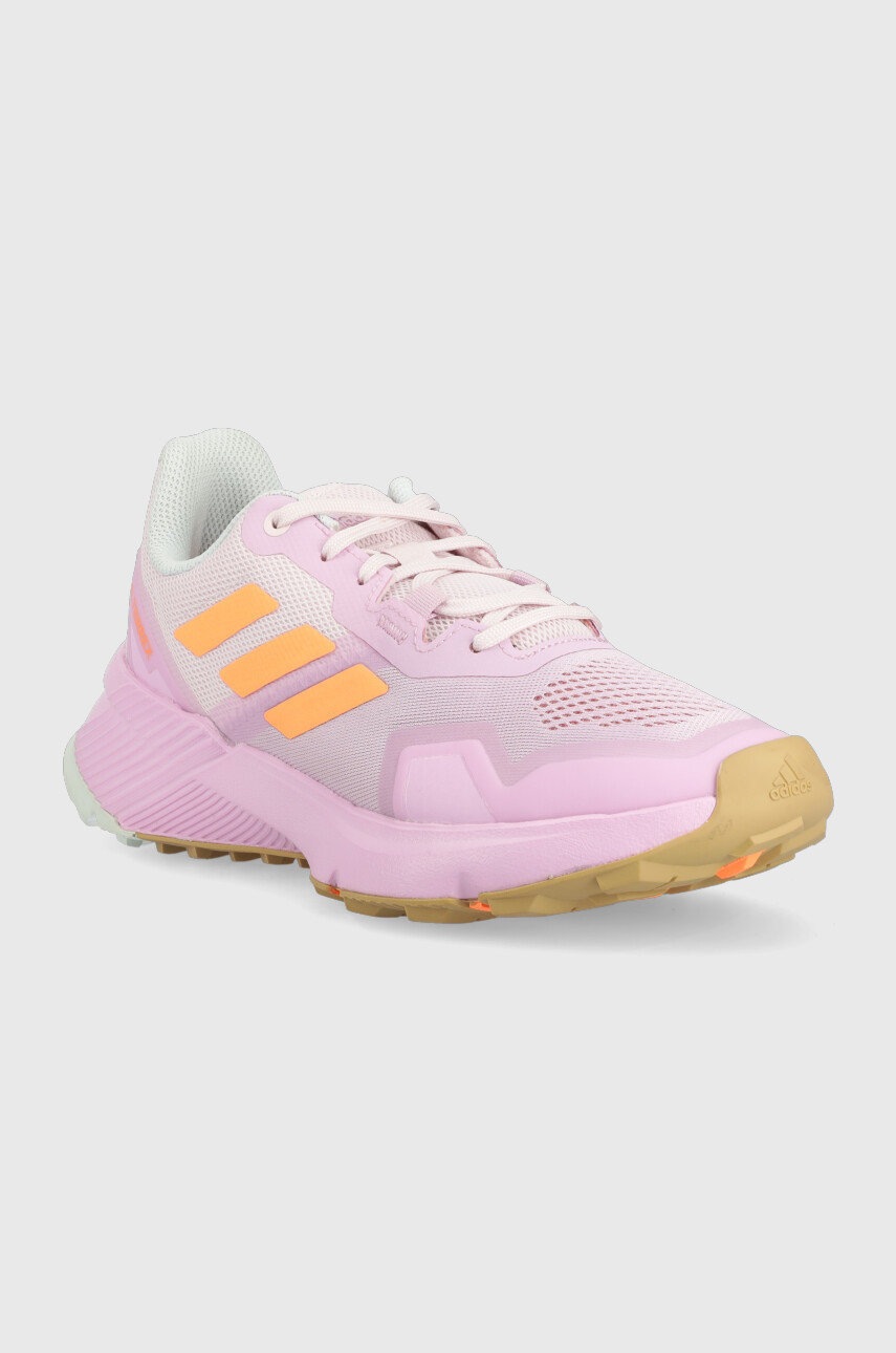 

Черевики adidas TERREX Soulstride колір рожевий