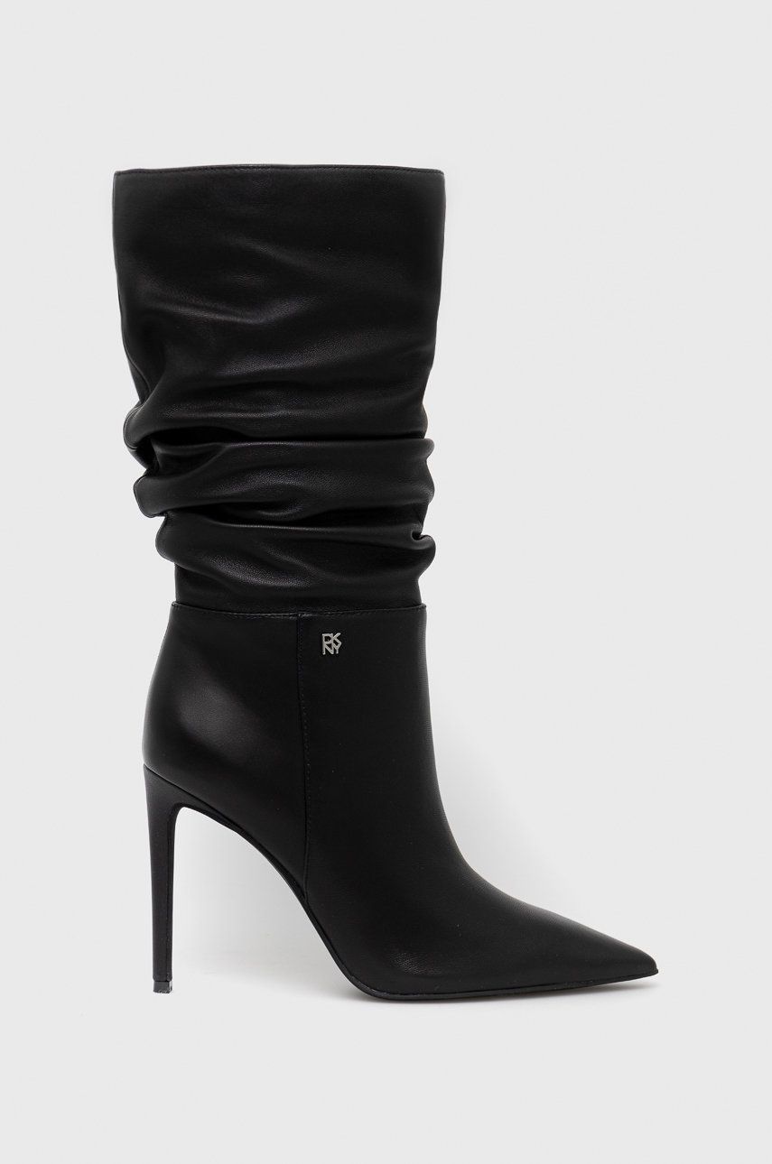 Dkny cizme Maliza femei, culoarea negru, cu toc cui 2023 ❤️ Pret Super answear imagine noua 2022