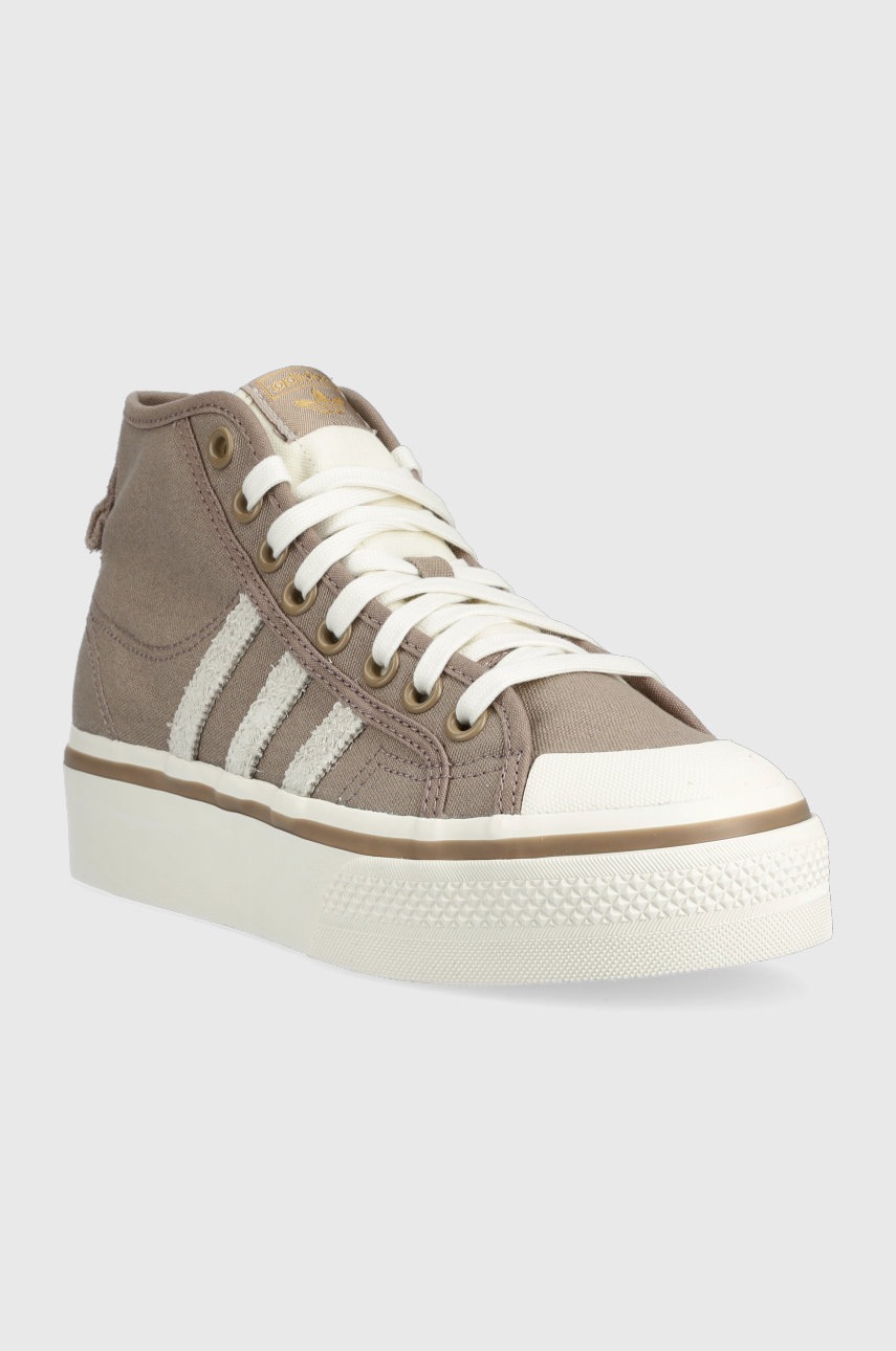 

Кеди adidas Originals Nizza жіночі колір коричневий