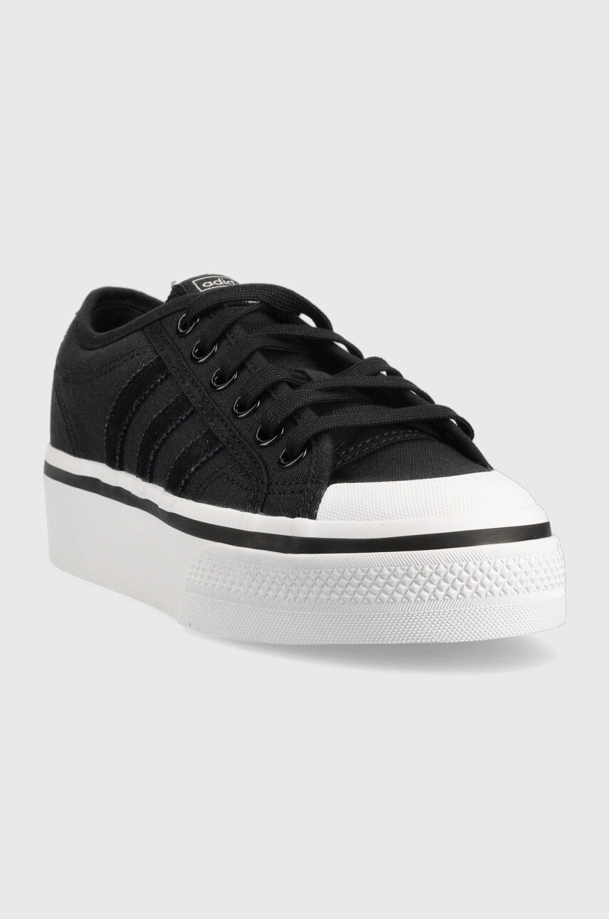 

Кеди adidas Originals Nizza жіночі колір чорний