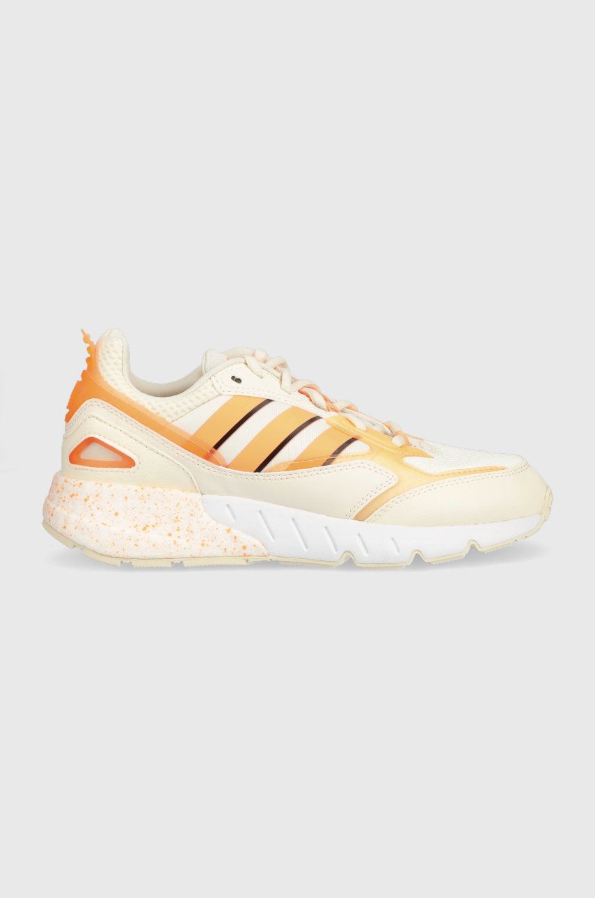 Sneakers boty adidas Originals Zx 1k Boost 2.0 oranžová barva - oranžová -  Svršek: Umělá hmota
