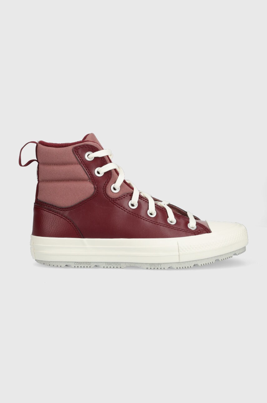Converse tenisi chuck taylor all star berkshire femei, culoarea bordo