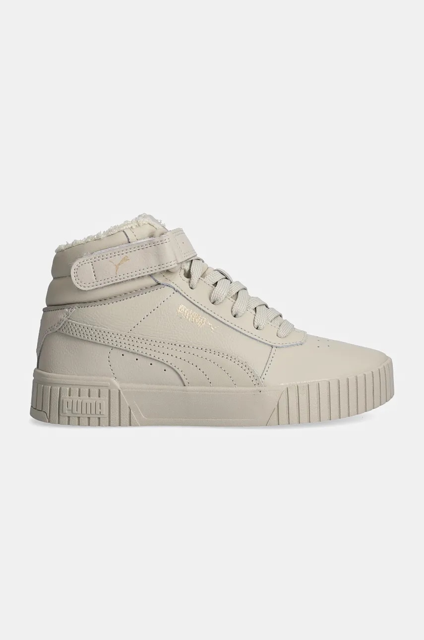 Кроссовки Puma Carina 2.0 Mid WTR цвет бежевый Кроссовки Puma Carina 2.0 Mid WTR цвет бежевый