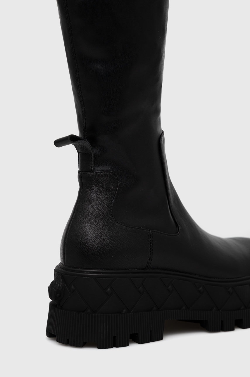 

Чоботи Kurt Geiger London Otk Stretch жіночі колір чорний на платформі 9353500109