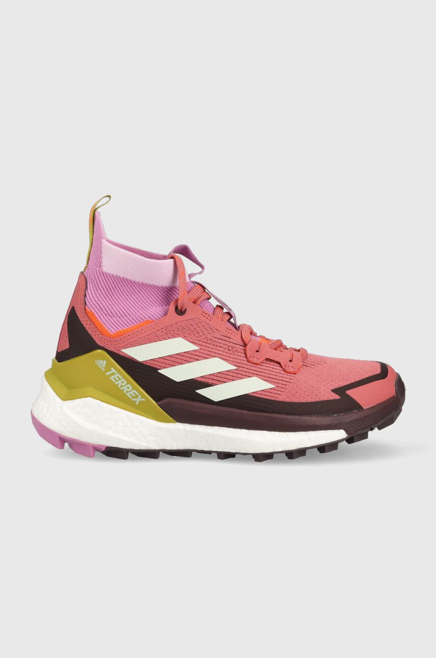 Levně Boty adidas TERREX Free Hiker 2 dámské, růžová barva