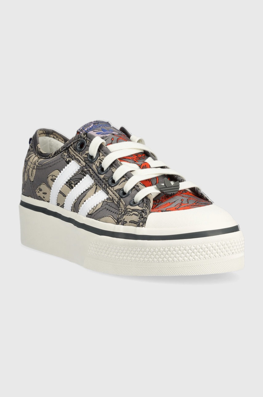 

Кеди adidas Originals Nizza жіночі колір сірий