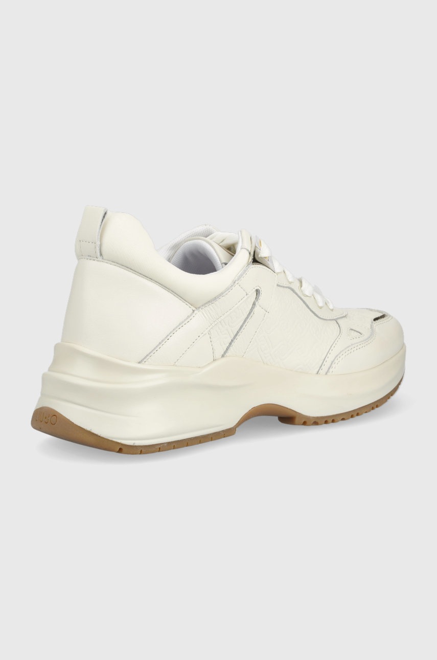 

Кожаные кроссовки Liu Jo Lily 10 цвет бежевый BF2021PX252S1176