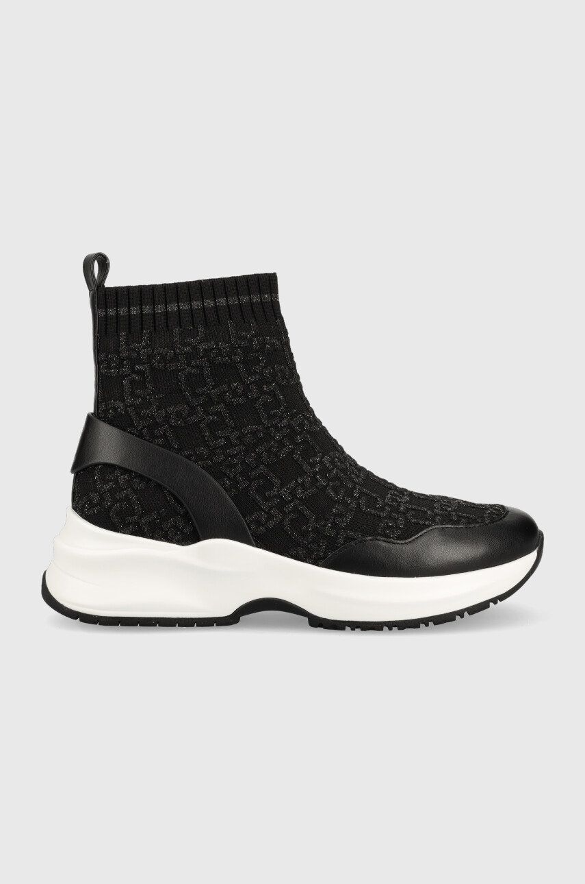 Sneakers boty Liu Jo Lily 09 černá barva - černá -  Svršek: Umělá hmota