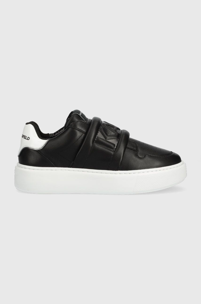 Sneakers boty Karl Lagerfeld Maxi Kup černá barva - černá -  Svršek: Umělá hmota