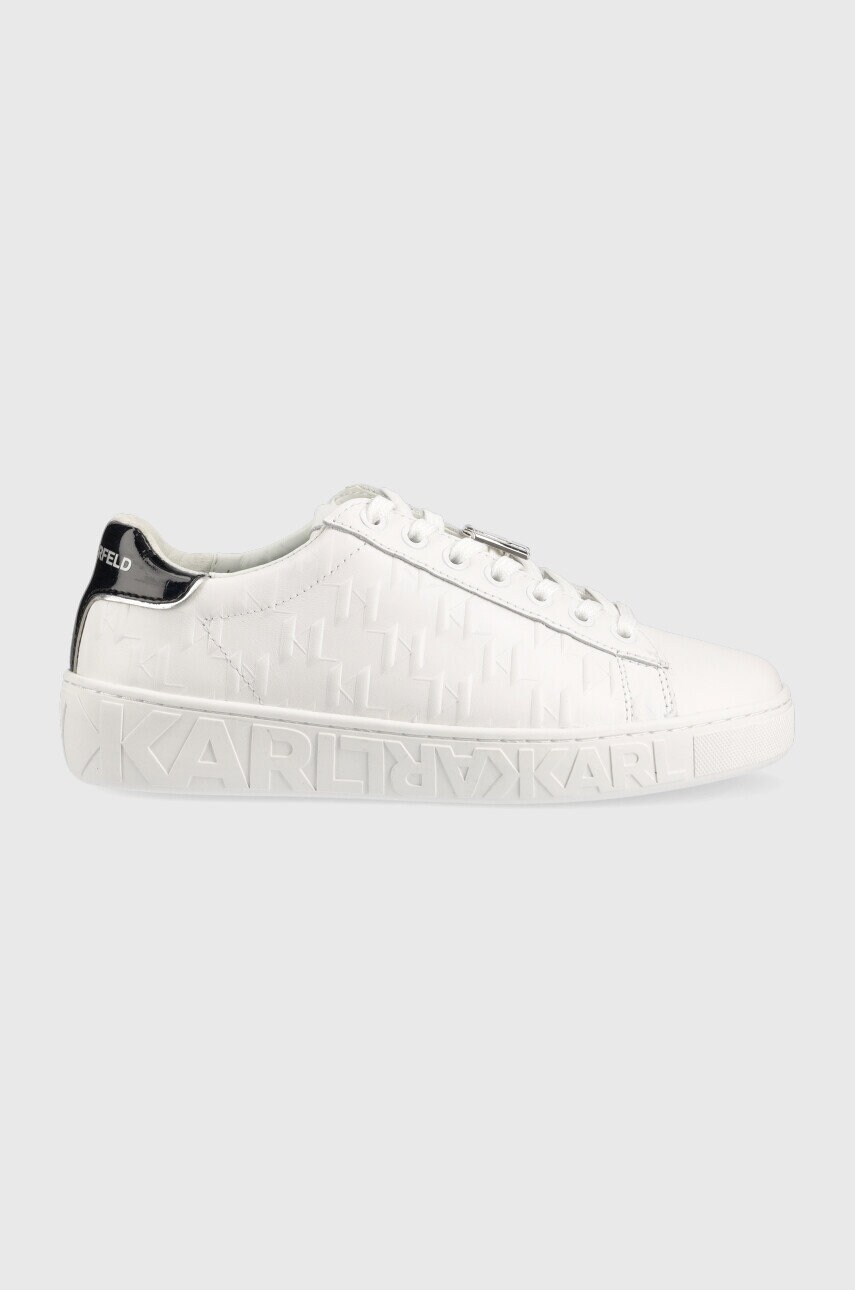 

Кожени маратонки Karl Lagerfeld Kupsole Iii в бяло, Бял