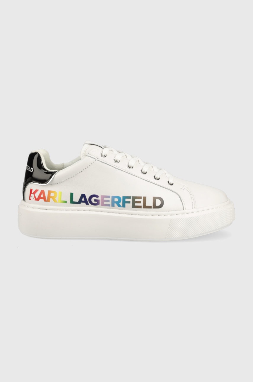 Karl Lagerfeld Sneakers Maxi Kup Culoarea Alb Kl62226