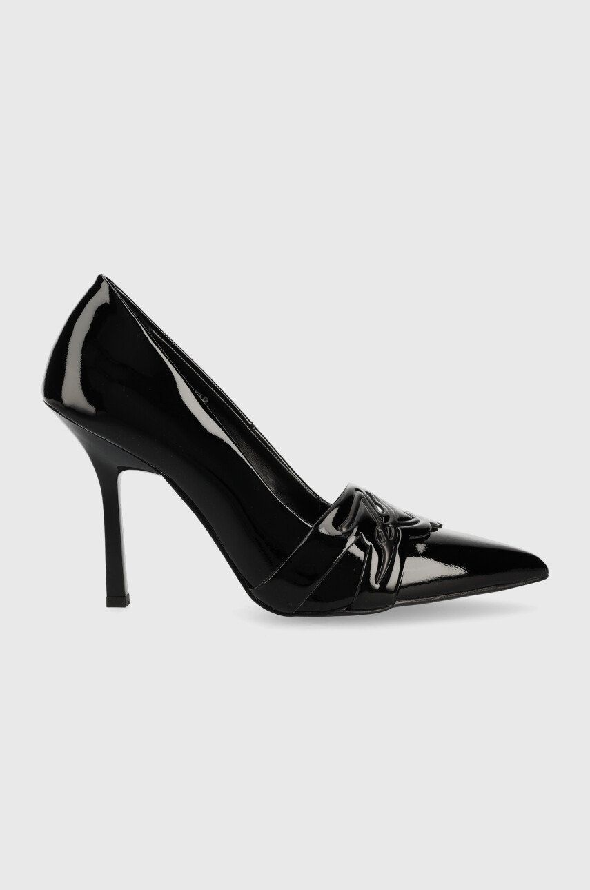 Karl Lagerfeld stilettos de piele Sarabande culoarea negru answear.ro imagine noua