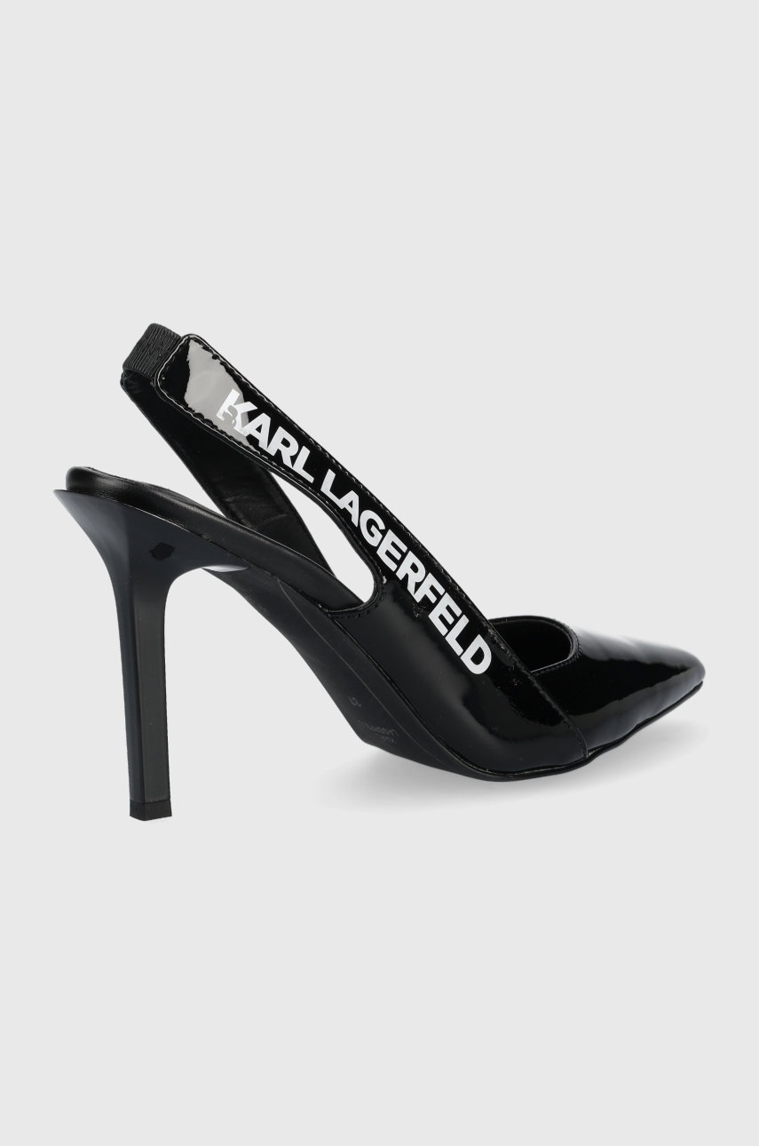 

Кожаные туфли Karl Lagerfeld Sarabande цвет чёрный