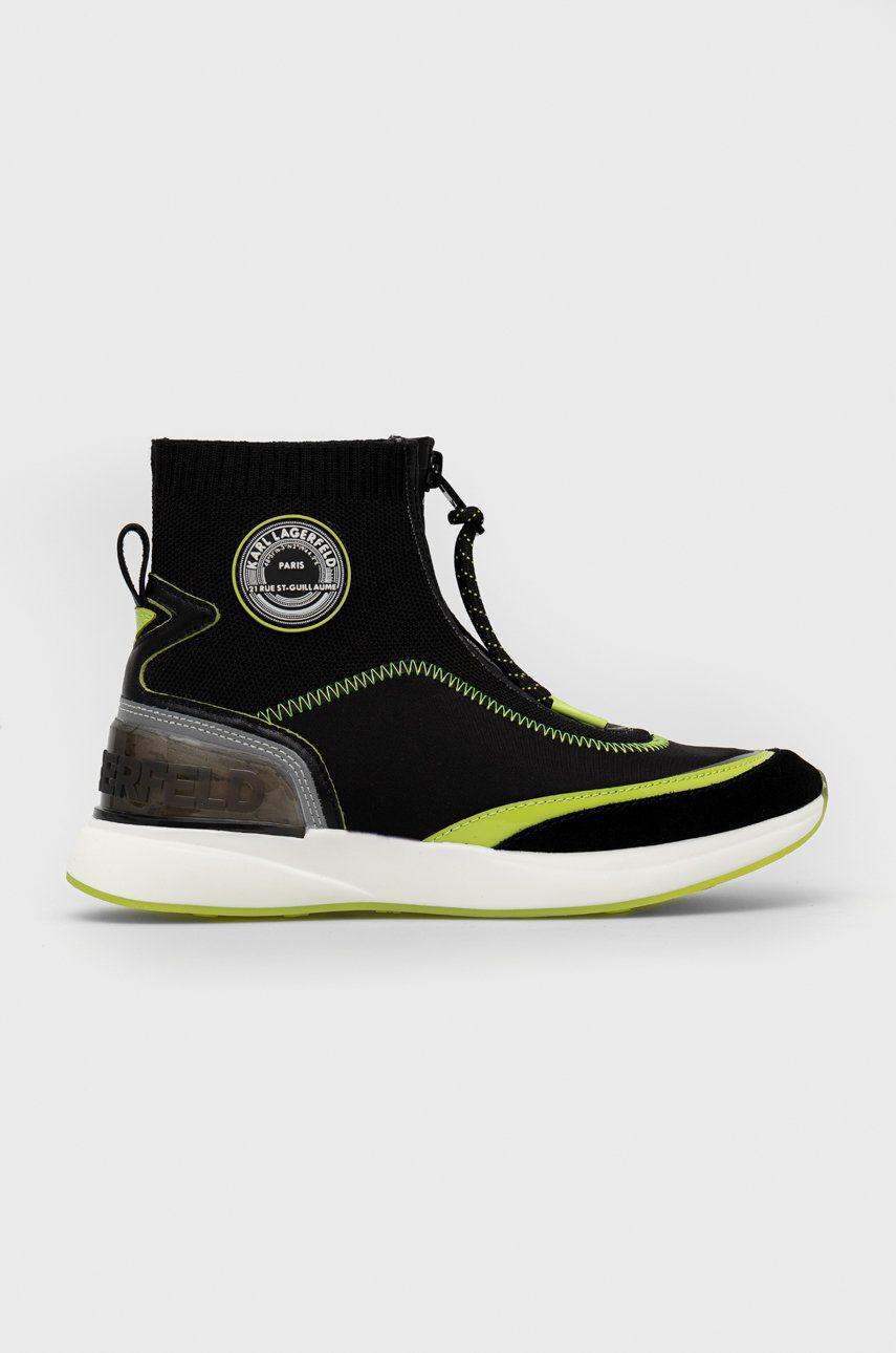 E-shop Sneakers boty Karl Lagerfeld Finesse Kl černá barva
