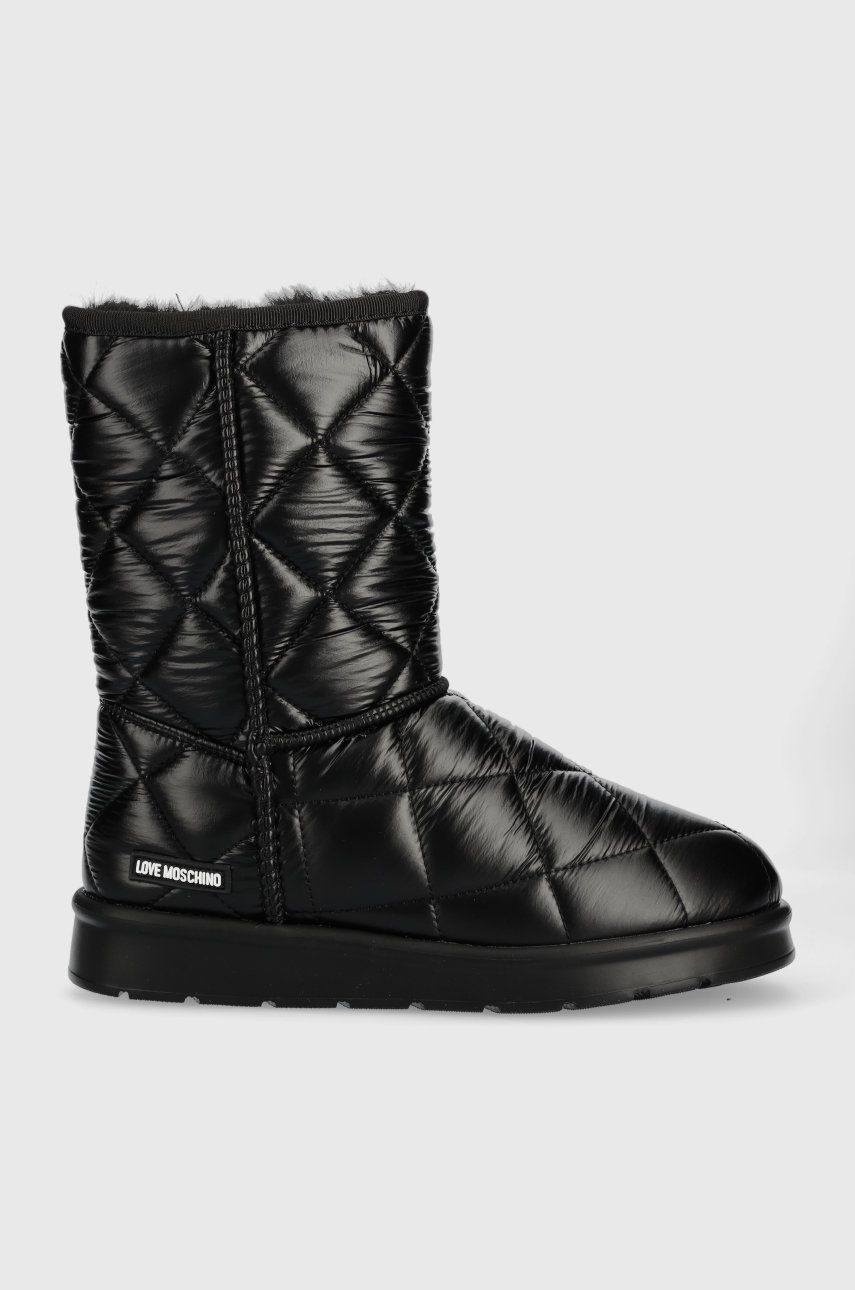 Love Moschino cizme de iarna culoarea negru answear.ro imagine noua 2022