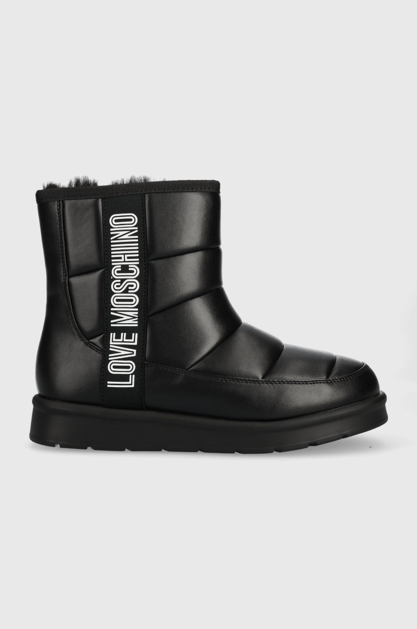 

Апрески Love Moschino в черно, Черен
