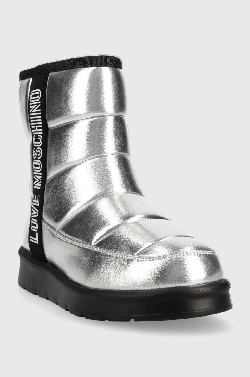 

Зимові чоботи Love Moschino колір срібний