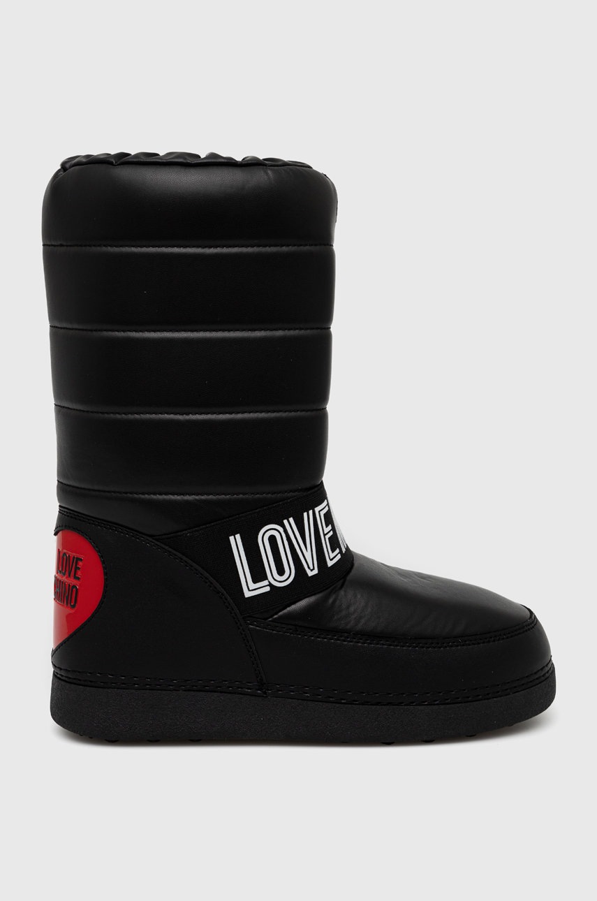 

Апрески Love Moschino в черно, Черен