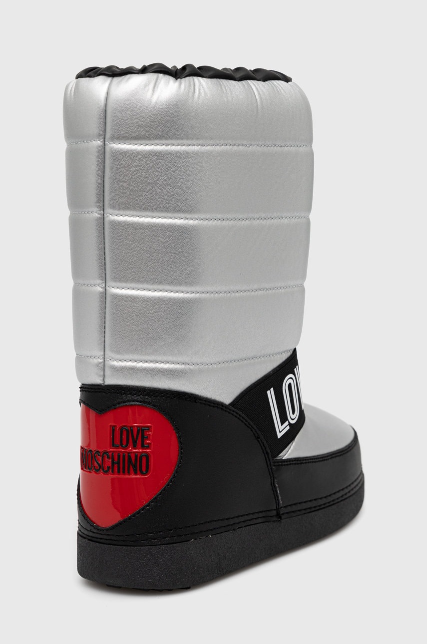

Зимові чоботи Love Moschino колір срібний