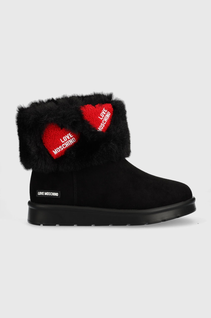 

Апрески Love Moschino в черно, Черен