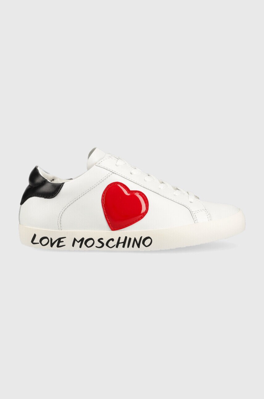 

Маратонки Love Moschino в бяло, Бял