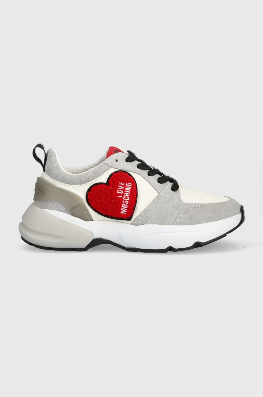 Love moschino sneakers culoarea gri