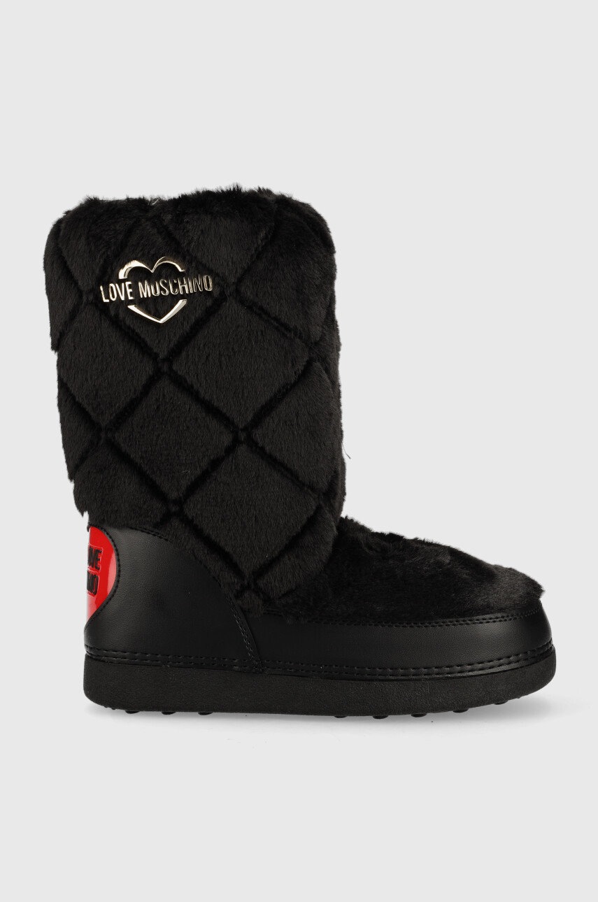 

Апрески Love Moschino в черно, Черен
