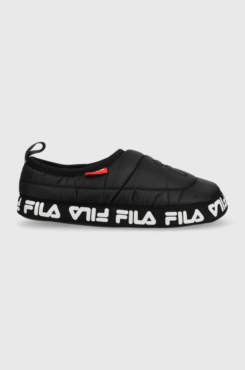 Fila Papuci De Casa Culoarea Negru