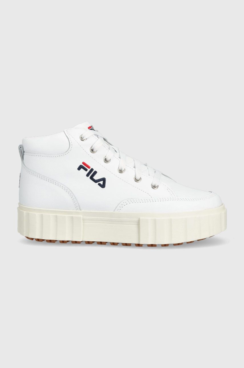 E-shop Sneakers boty Fila Sandblast bílá barva