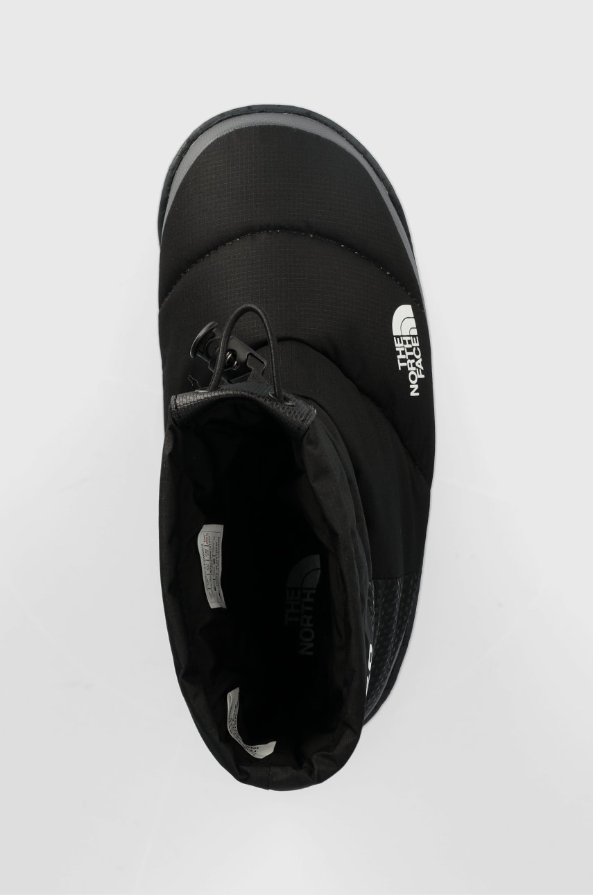 Μπότες χιονιού The North Face Women S Nuptse Apres Bootie χρώμα: μαύρο F30 φωτογραφία