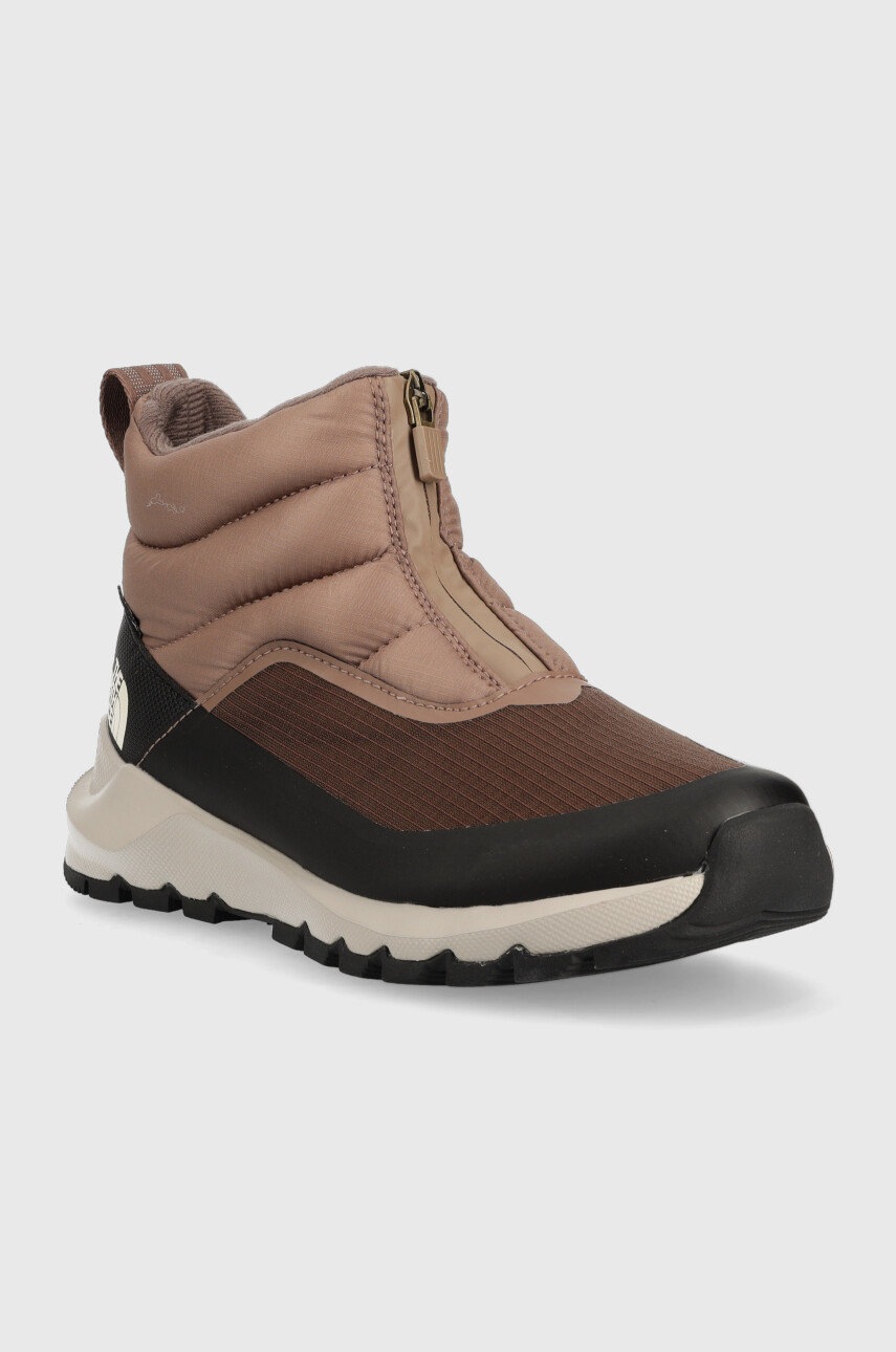 

Черевики The North Face WOMEN S THERMOBALL PROGRESSIVE ZIP II WP колір фіолетовий