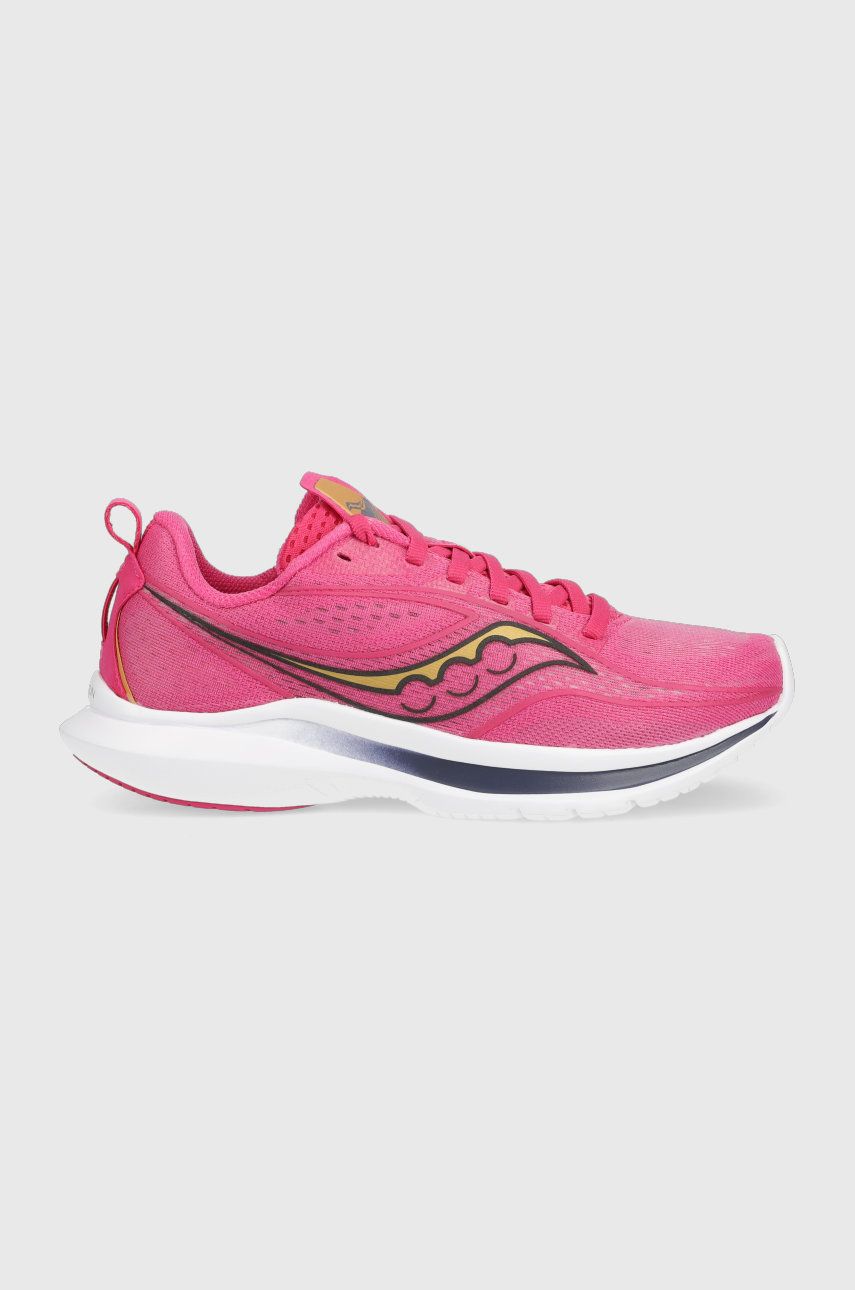 Běžecké boty Saucony Kinvara 13 růžová barva - růžová -  Svršek: Textilní materiál Vnitřek