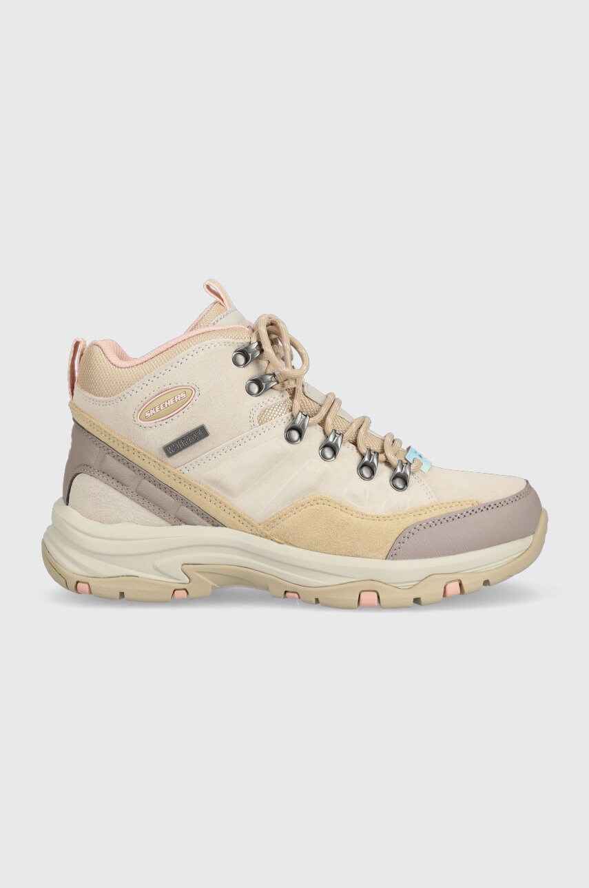 Skechers pantofi trego-rocky mountain femei, culoarea bej