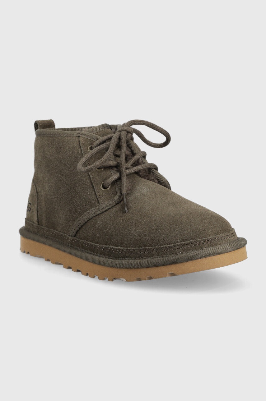 

Замшеві чоботи UGG W Neumel колір зелений