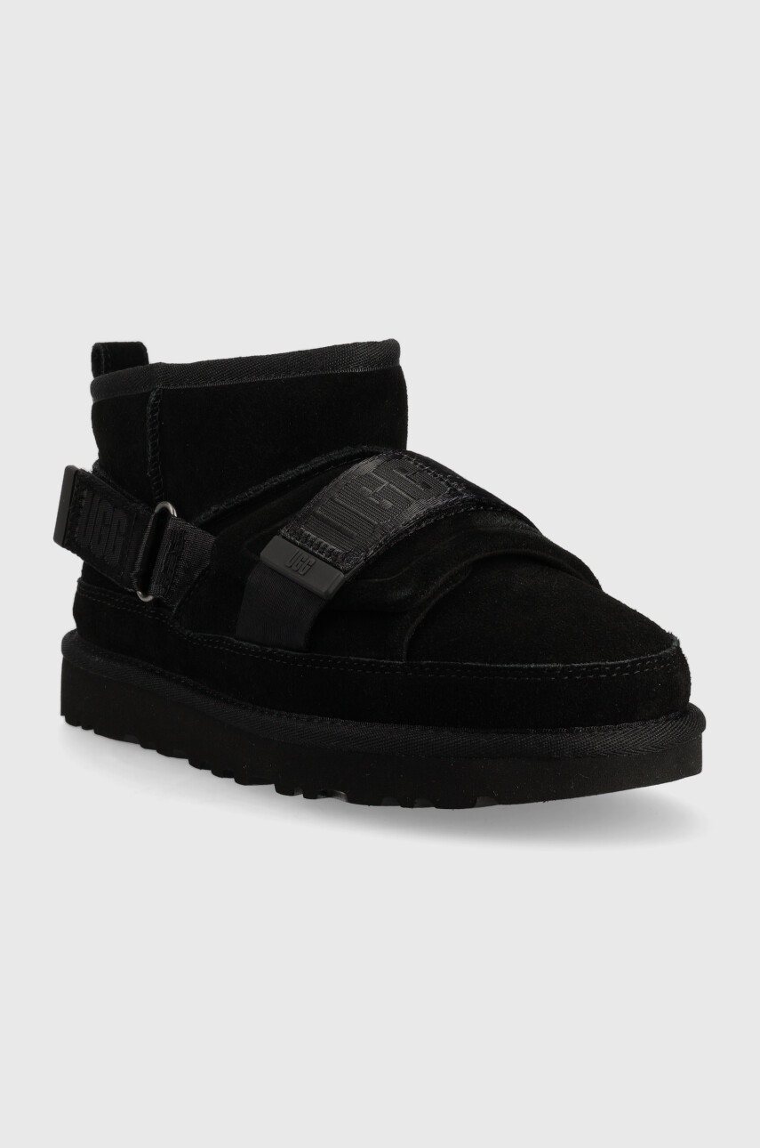 

Замшеві чоботи UGG W Classic Ultra Mini Hybrid колір чорний