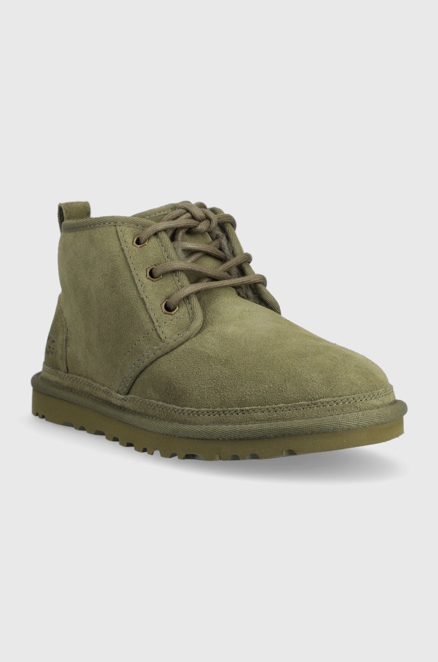 

Замшеві чоботи UGG W Neumel жіночі колір зелений