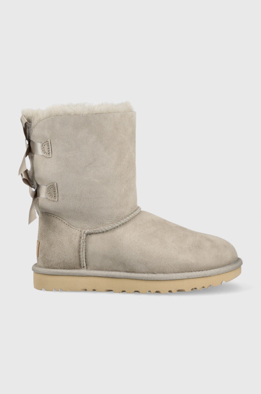 

Замшеві чоботи UGG W Bailey Bow Ii колір сірий