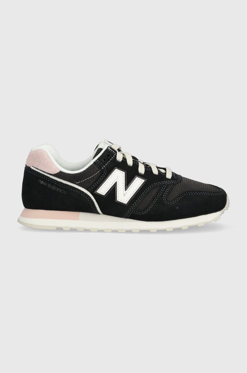 Levně Sneakers boty New Balance WL373PR2 černá barva