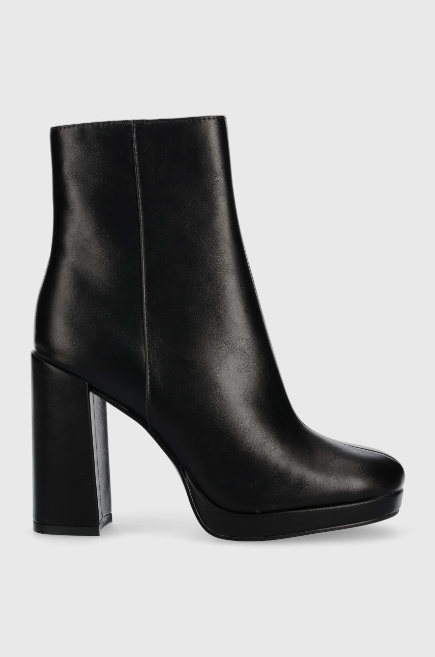 Steve Madden Botine Main Femei, Culoarea Negru, Cu Toc Drept