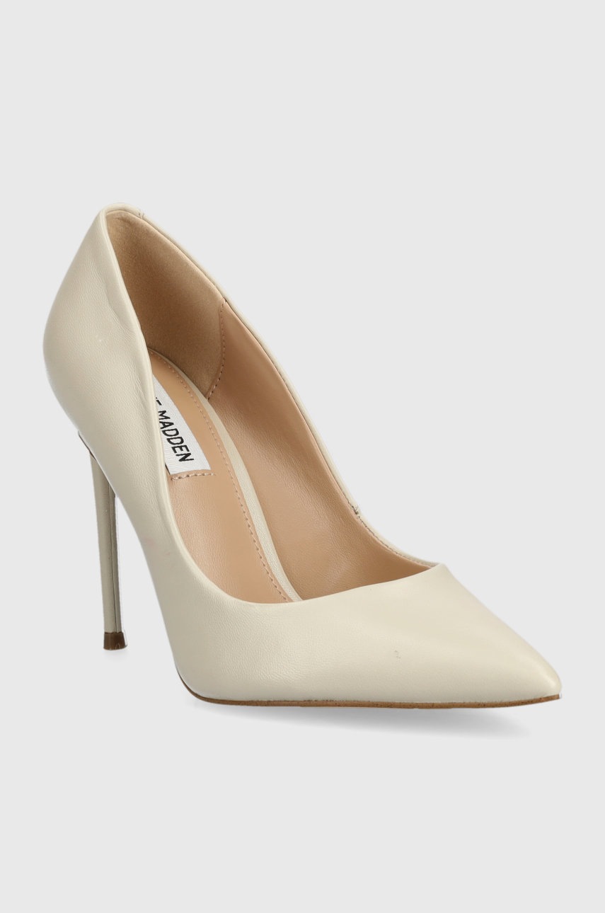 

Шкіряні туфлі Steve Madden Vala колір бежевий